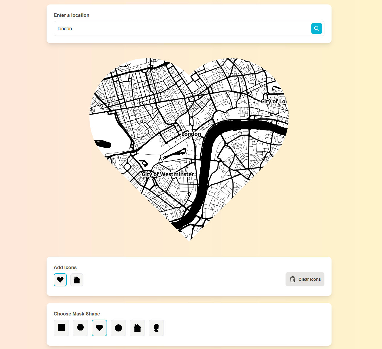 Inner left map example