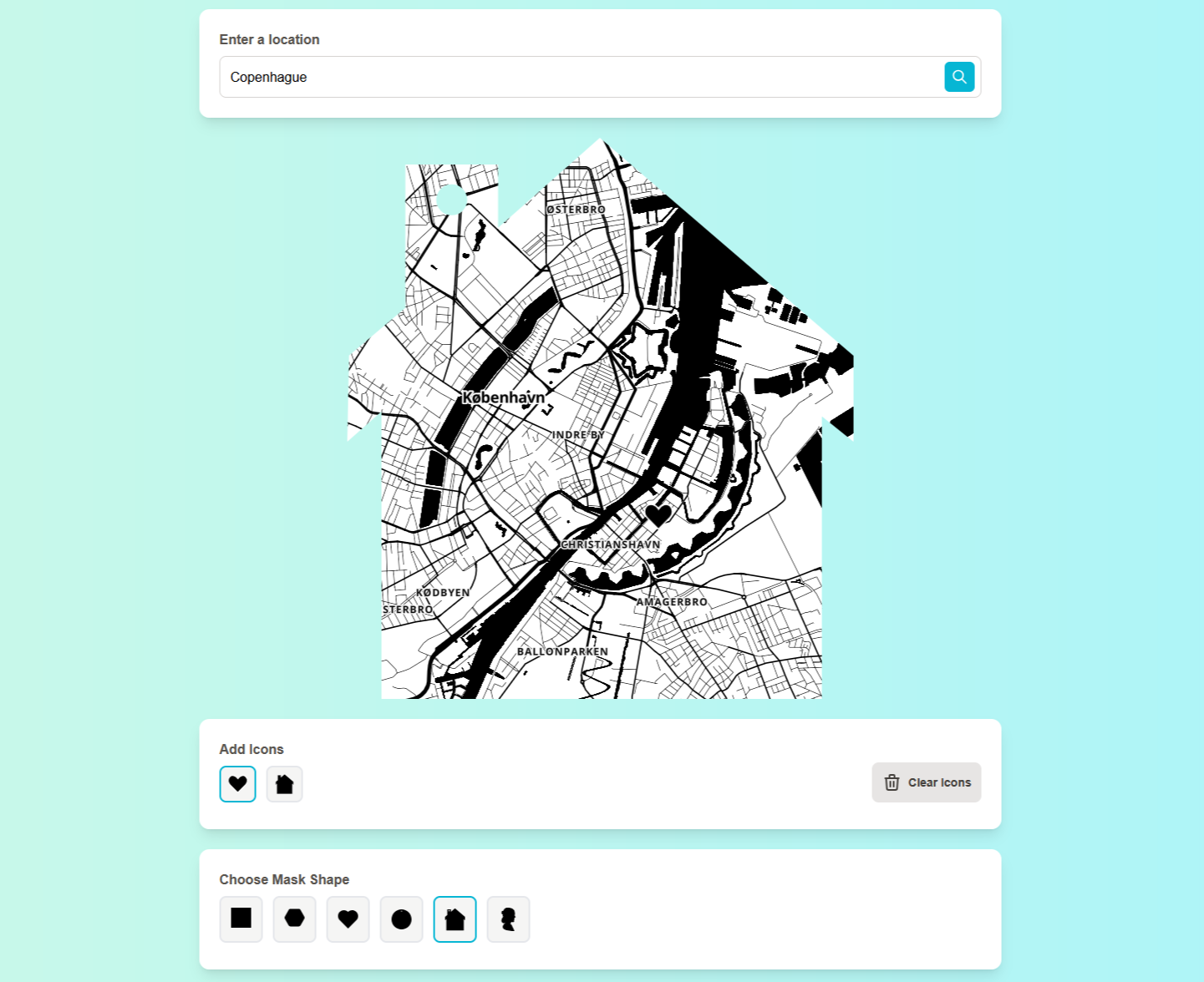 Outer left map example